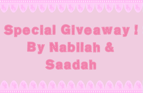 Special Giveaway !