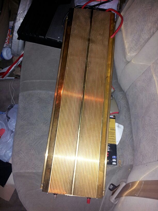Old Hifonics Colossus GOLD color Car Audio