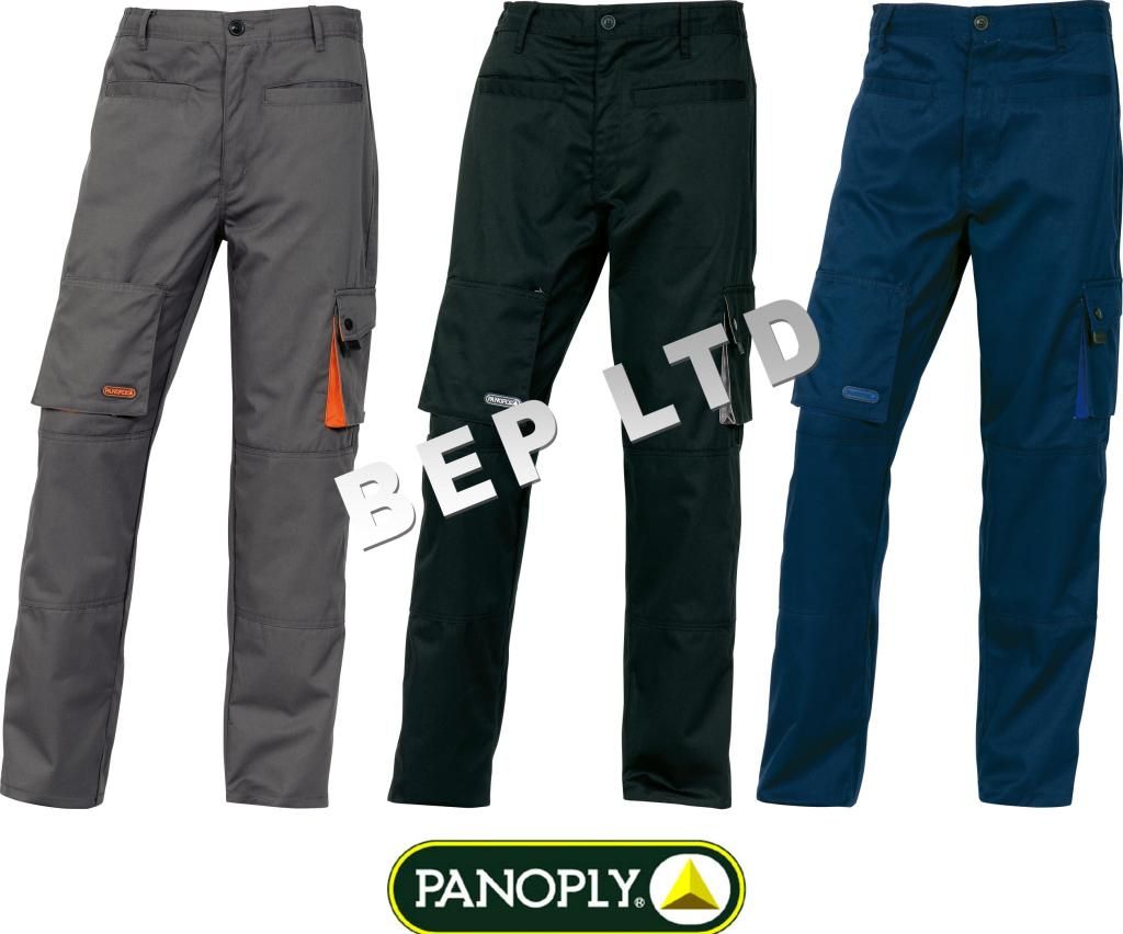 Panoply Work Wear Men Cargo Combat Trousers Pants Black Navy Grey