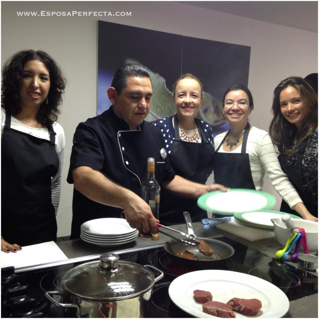 Mamás blogueras con el chef Salvador en Menjant