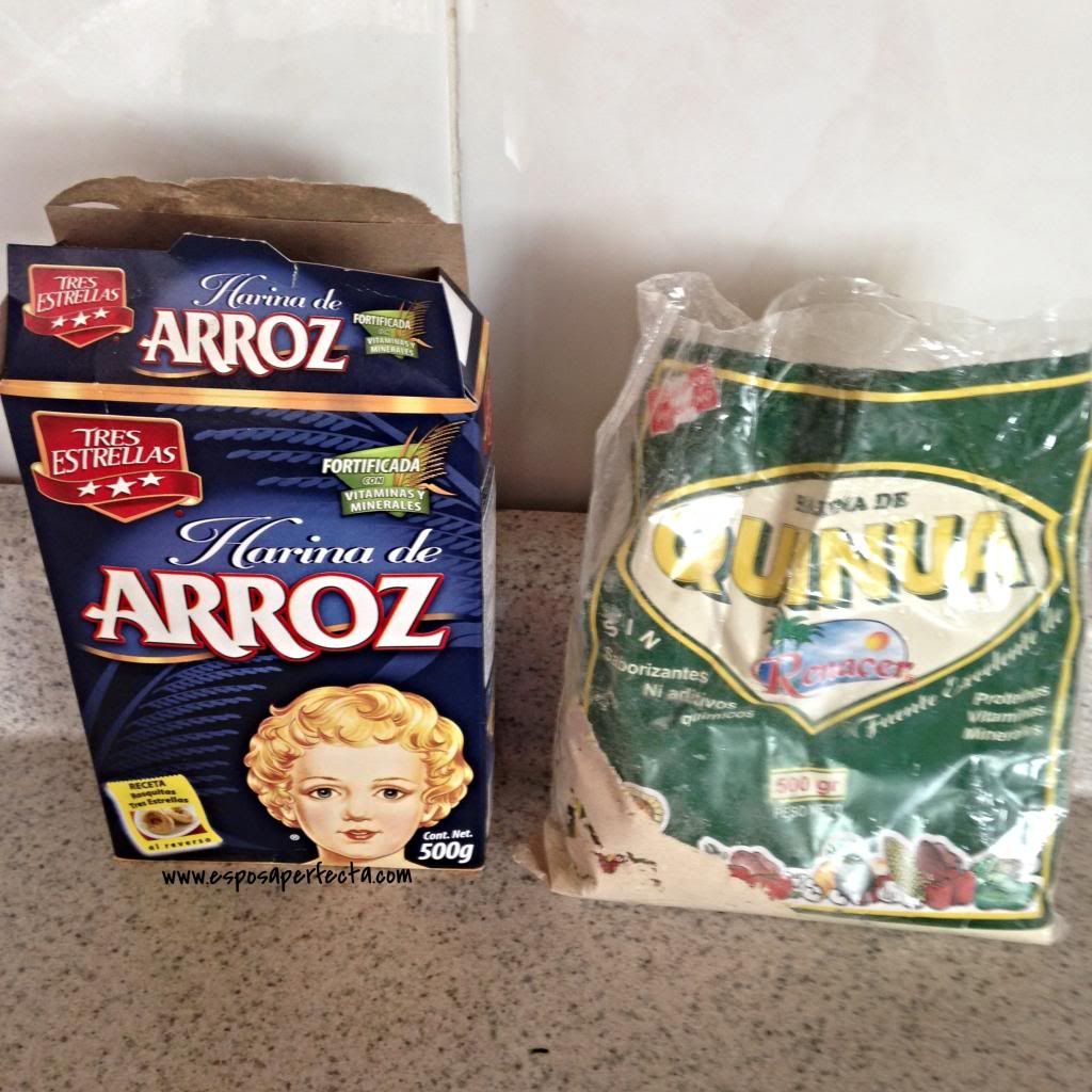 Harina de arroz y quinoa