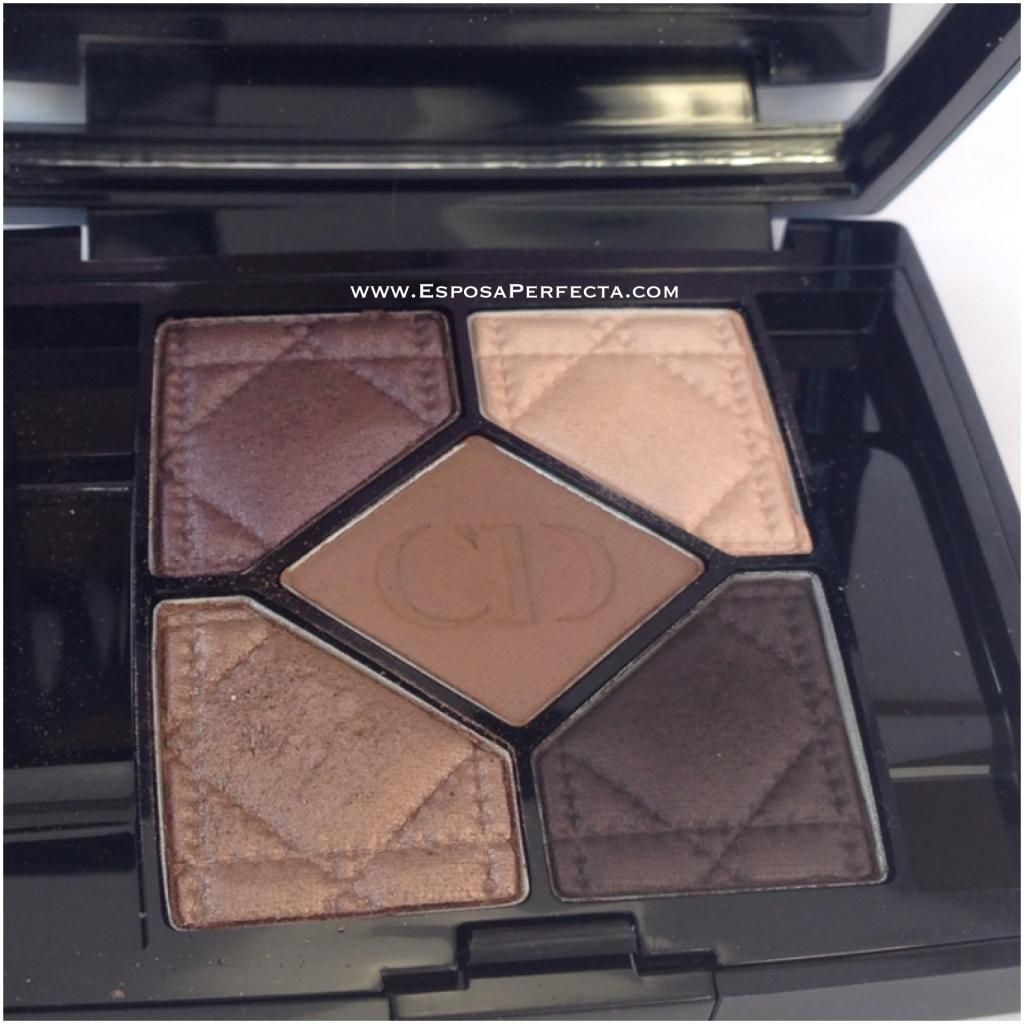 Dior 5 colour eye sahadow palette, Cuir Cannage