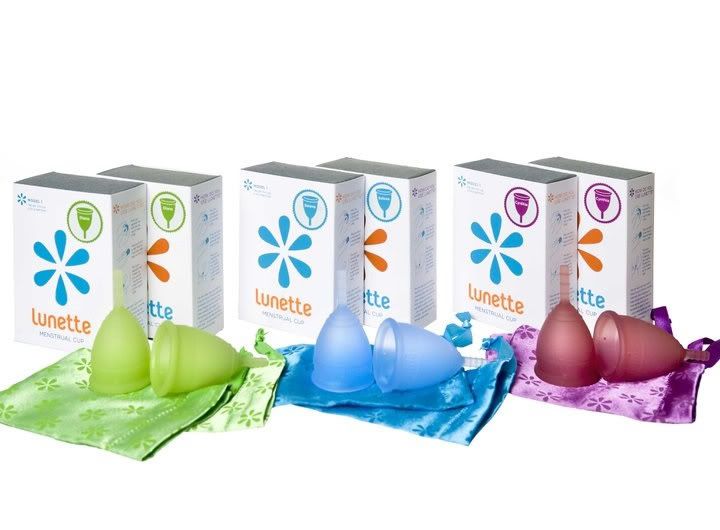 Copas menstruales de colores