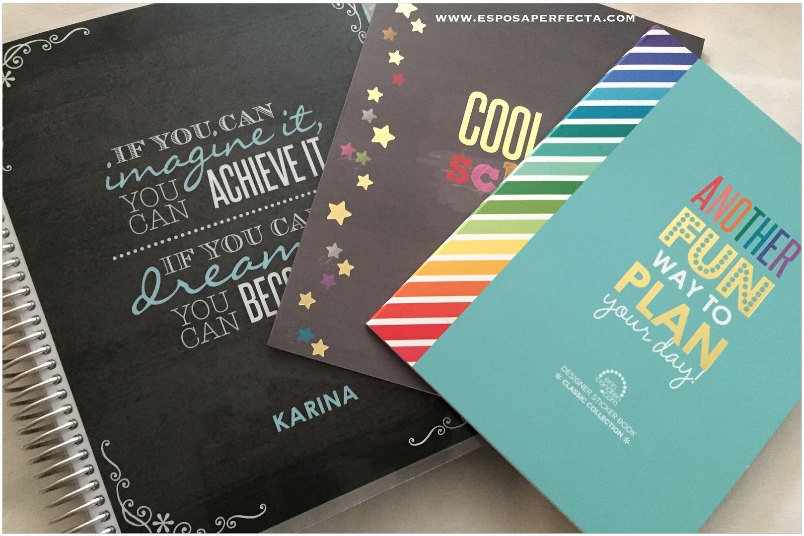 Decorando mi agenda Erin Condren
