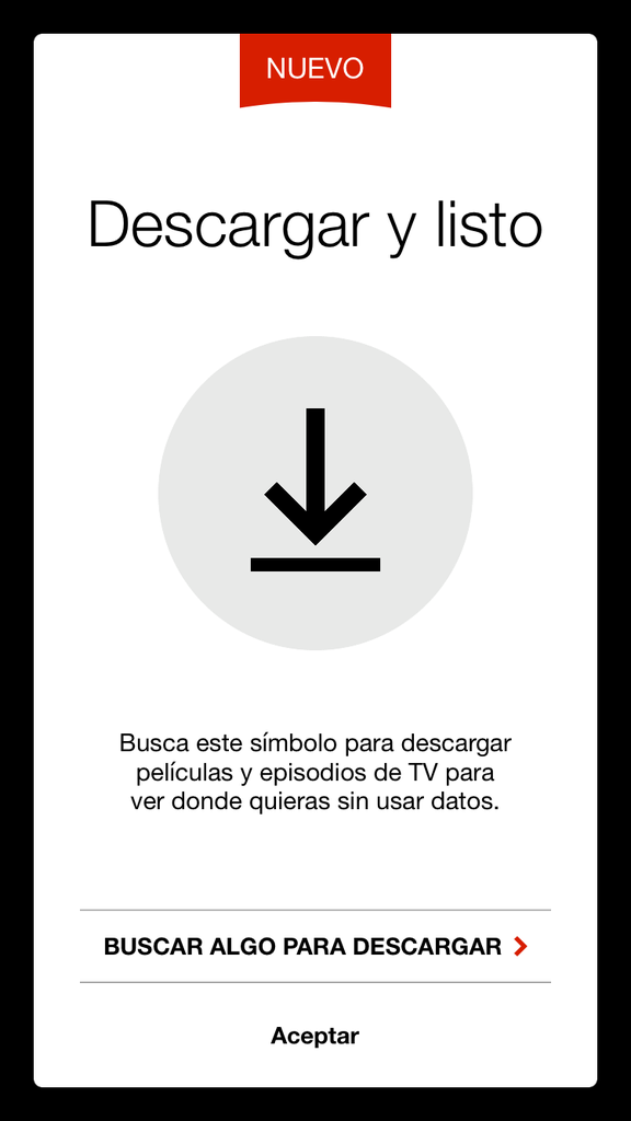 Descarga contenido de Netflix para ver sin internet