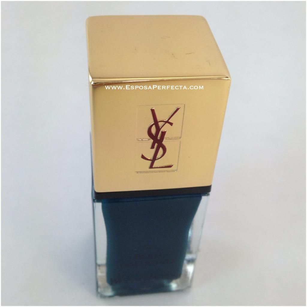 YSL, La Laque Couture, Bleu Galuchat