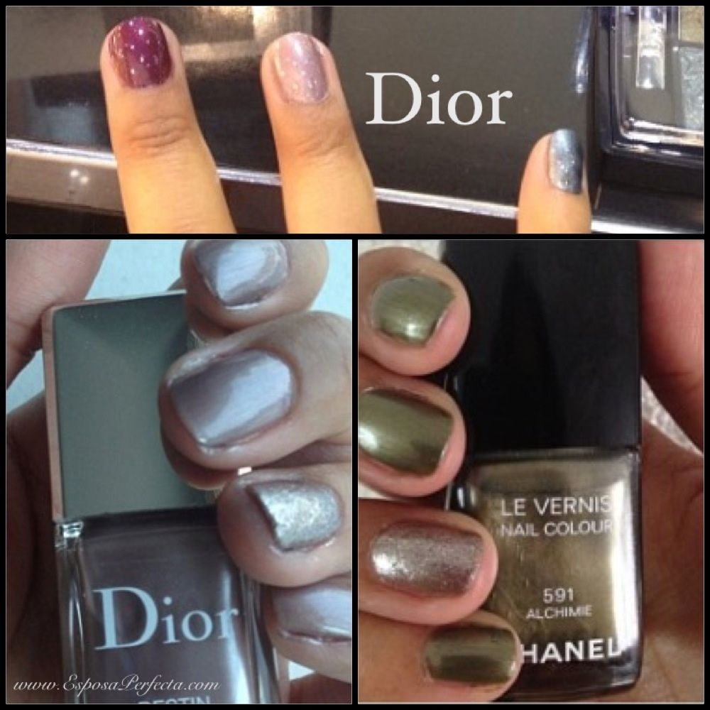 Swatches barnices otoño 2013, Chanel vs Dior