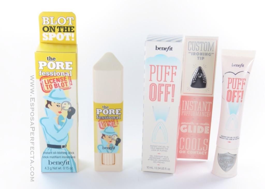 Lanzamiento de Puff Off y License to Blot de Benefit Cosmetics