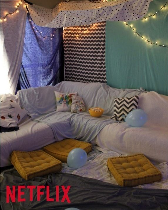 Acampada con Netflix