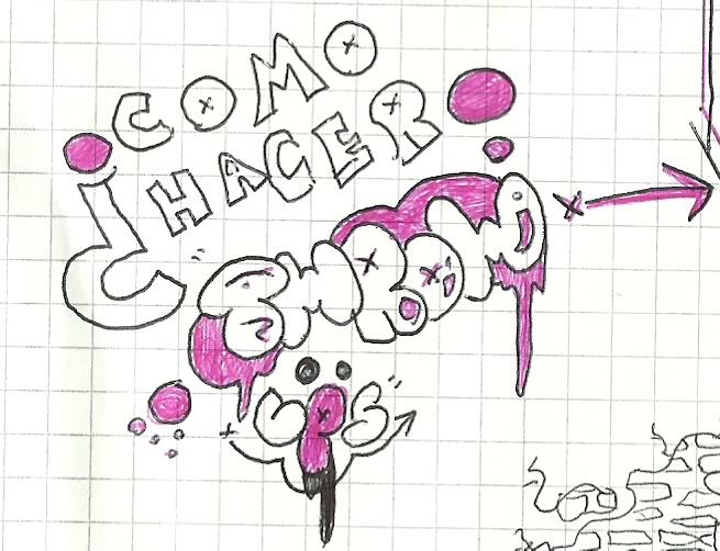 ... hoy les vengo a enseñar como hacer el arte grafitera THROW UP