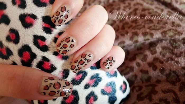 animal print nails. animal print nails. Leopard print nails I painted,
