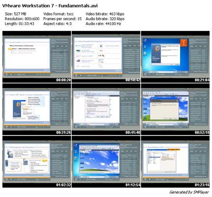 VMWare workstation 7 fundamentals video VMWare workstation 7 fundamentals video