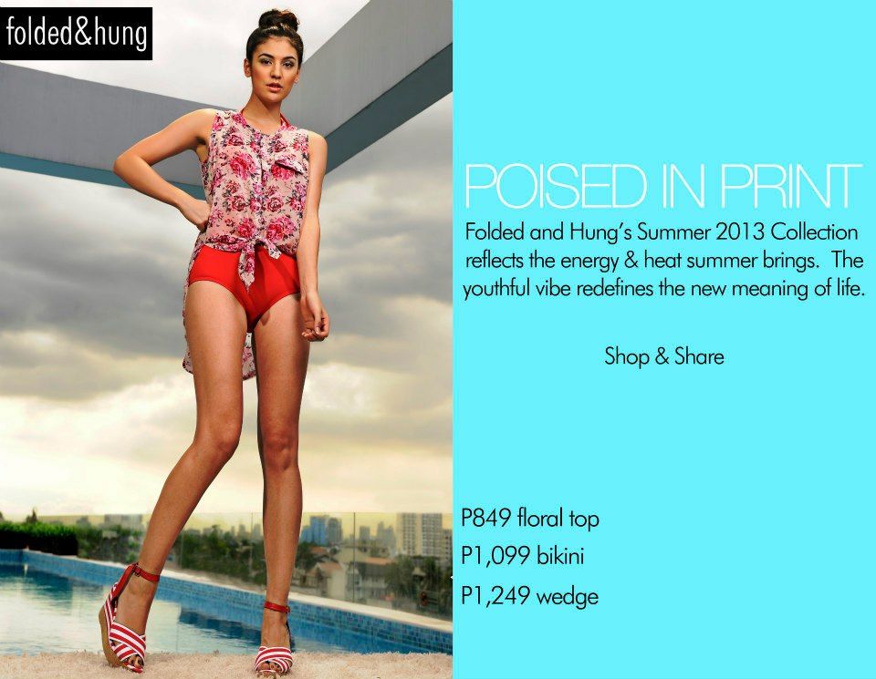 Folded-and-Hung 2013 Summer collection; please visit - www.urbanlife-manila.kihtmaine.com