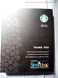 2013 Starbucks planner - Philippines; Please visit- www.urbanlife-manila.kihtmaine.com