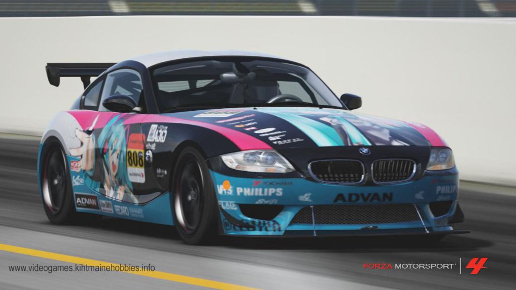 Hatsune Miku inspired race cars: Please visit - www.videogames.kihtmainehobbies.info