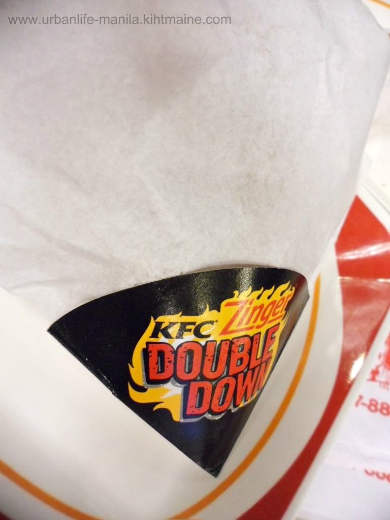 KFC Zinger Double Down Sandwich: Another monster meal