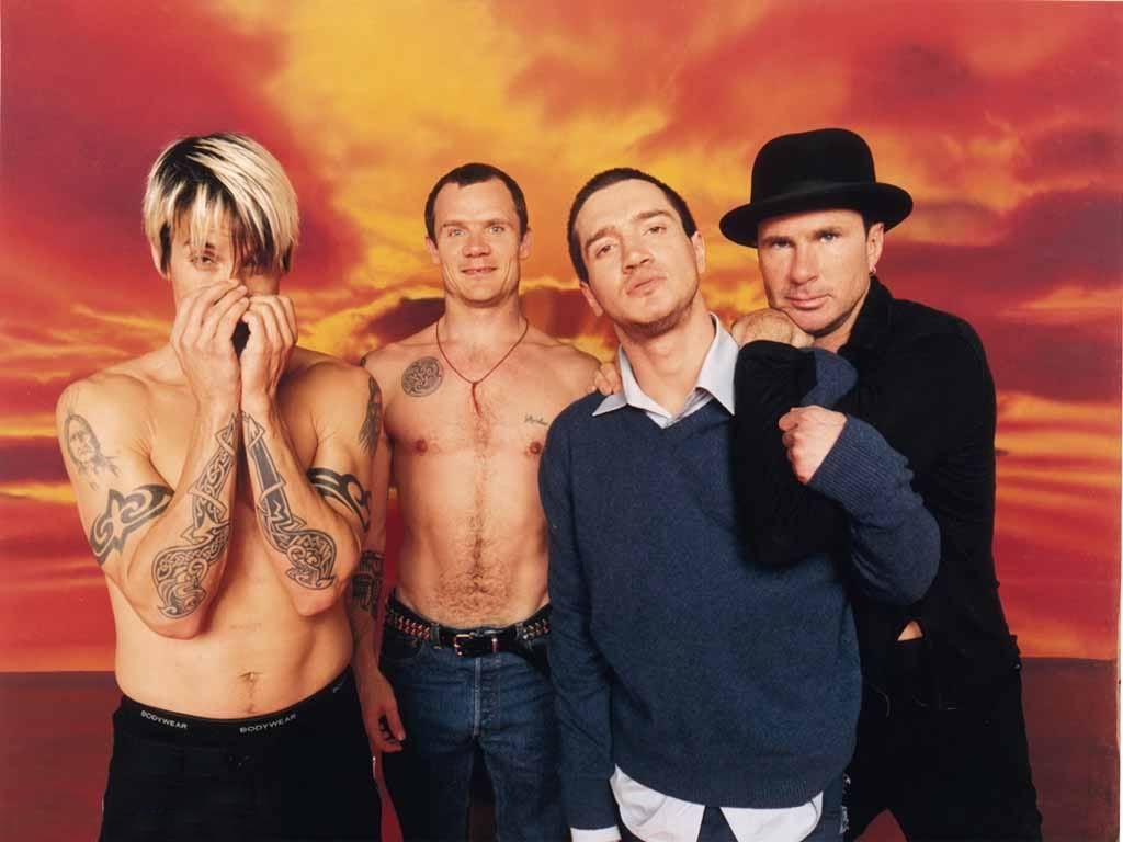 red hot chili peppers - papel de parede
