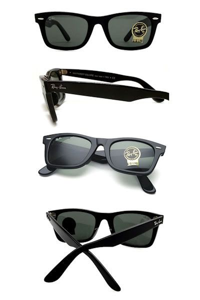 ray ban square sunglasses. Ray Ban Square Wayfarer Black