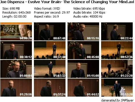 Dr  Joe Dispenza - Evolve your brain book and dvd's preview 1