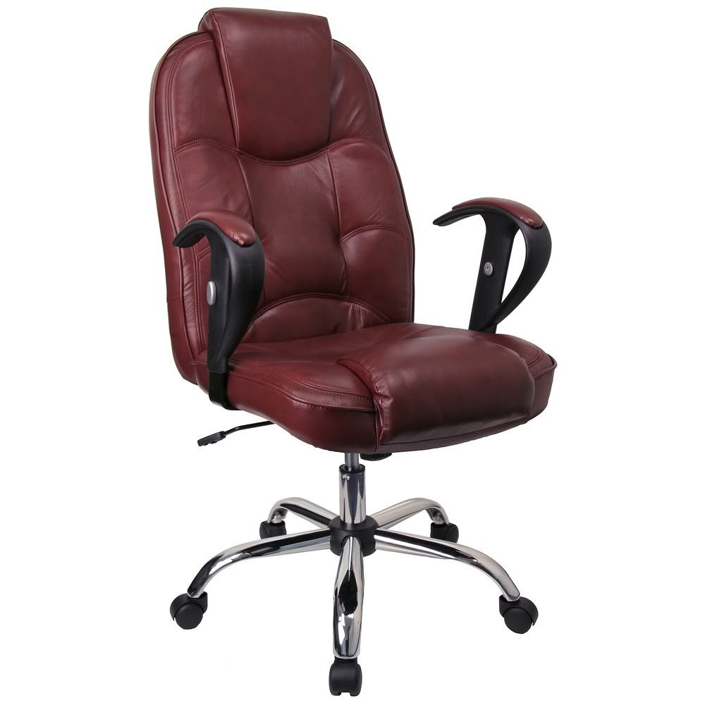 executive chair ExecutiveBrownLeatherHighBackSwivel BT 2912BRN GG 2 Brown Leather Office Chair The Perfect Chair for Better Comfort