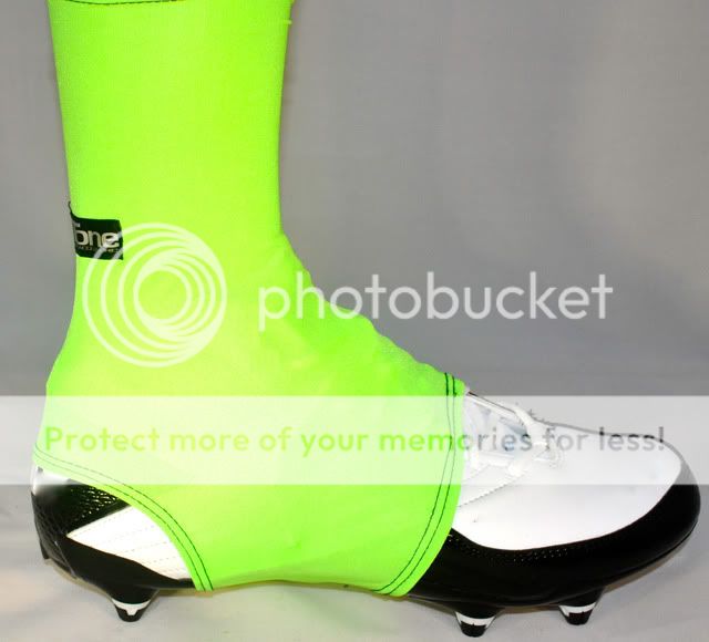Neon Green 2Tone Cleat Covers Football Spats Spats