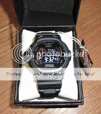   GW 9200MBJ 1JF Men in Mat Black RISEMAN Solar Atomic Watch Casio New