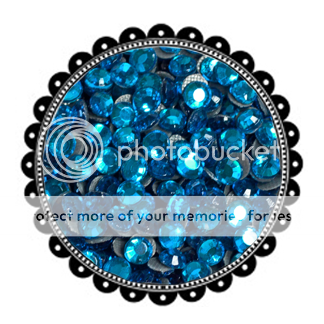 144 3mm PEACOCK BLUE Hot Fix Rhinestones 10ss 1 gross  