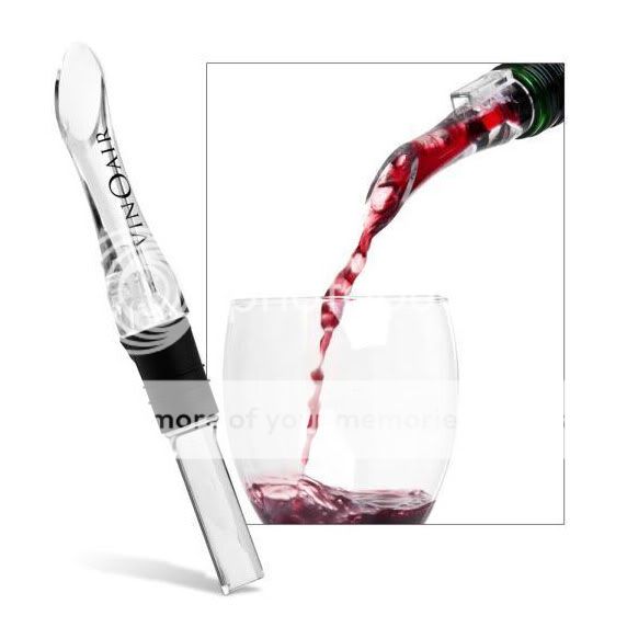 Vinoair Wine Giovanni Aerator Cooler Cork Top Bar Tool