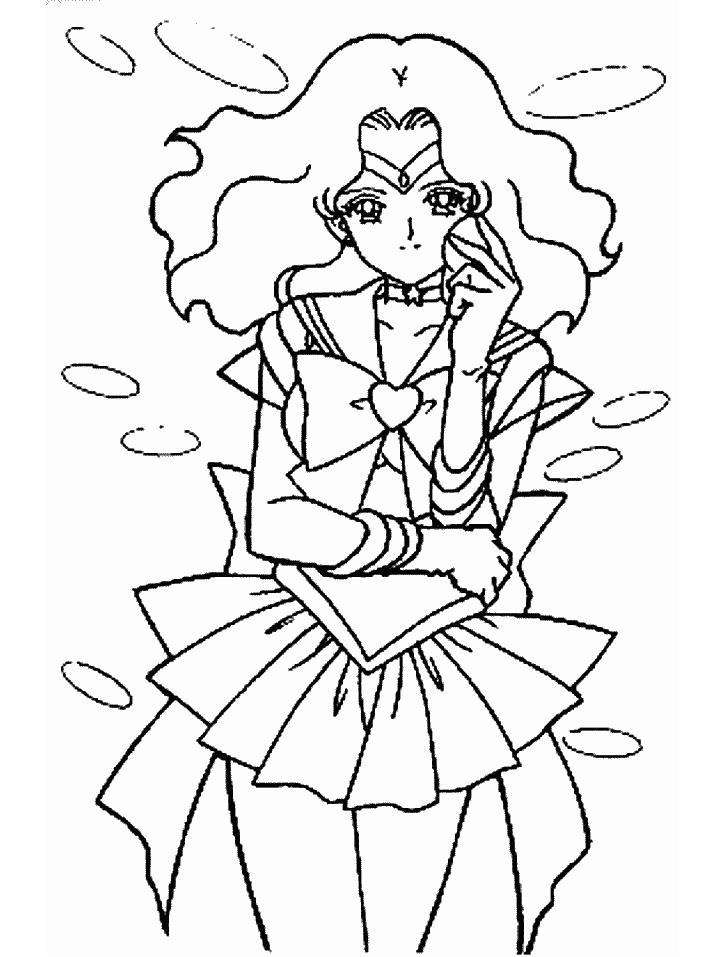 Sailor Moon Coloring Pages Story By Kristin Howard