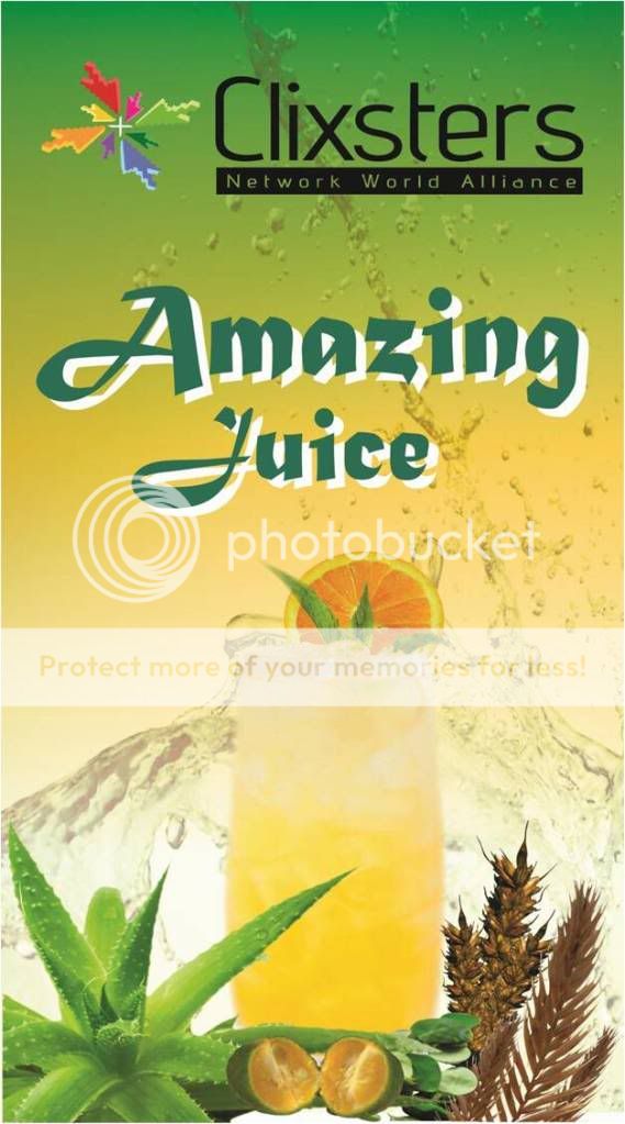 THE “AMAZING JUICE” one of the products of CLIXTERS.