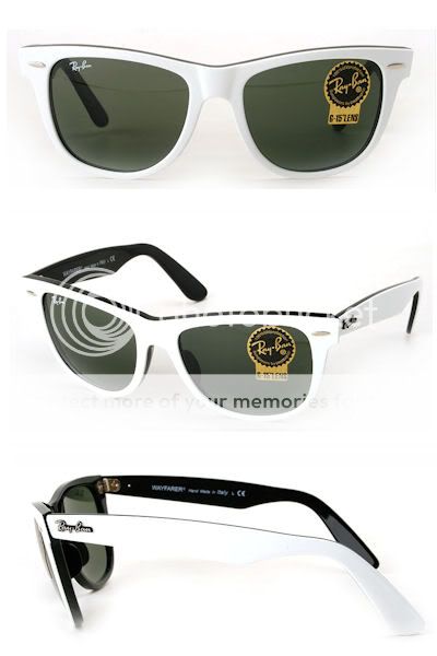 Ray Ban Wayfarer White Sunglasses RB 2140 956 50  