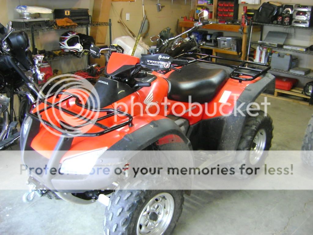 painted the rincons' racks | Honda ATV Forum