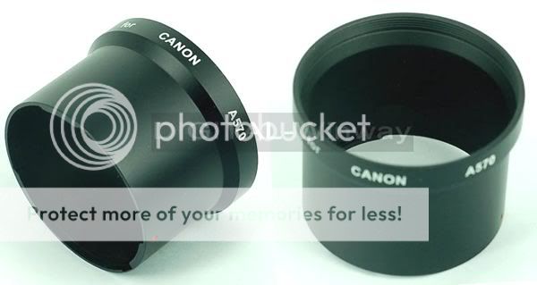 58mm + 72mm Lens Adapter Tube for SONY DSC H5 DSC H2 H1  