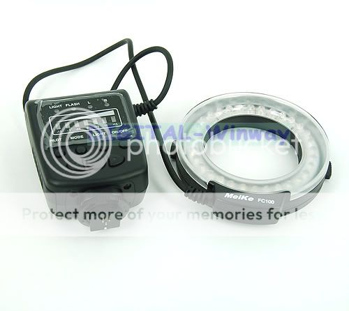 Meike LED Macro Ring Flash FC100 For Canon Camera DSLR  