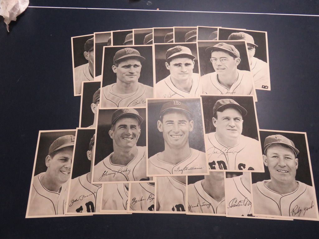 1940s Boston Red Sox Photo Pack Cards 2 lots of 28 Ted Williams ...