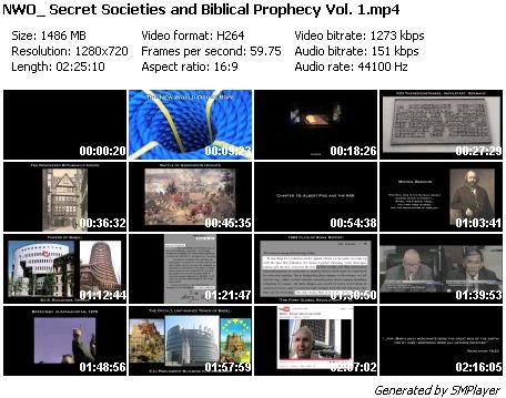 Secret Societies and Biblical Prophecy Vol. 1 Secret Societies and Biblical Prophecy Vol. 1