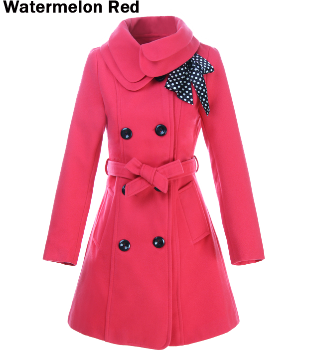 Women's Woolen Warm Winter Coat Luxury Long Outerwear | eBay