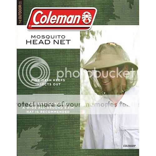 BRAND NEW* Coleman Mosquito Head Net SECURE FAST SHIP  