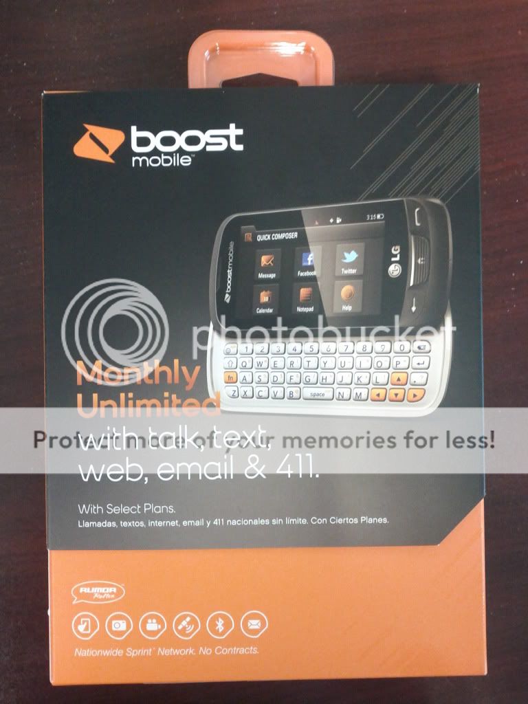 Brand New LG Rumor Reflex Boost Mobile Fast Secure SHIP